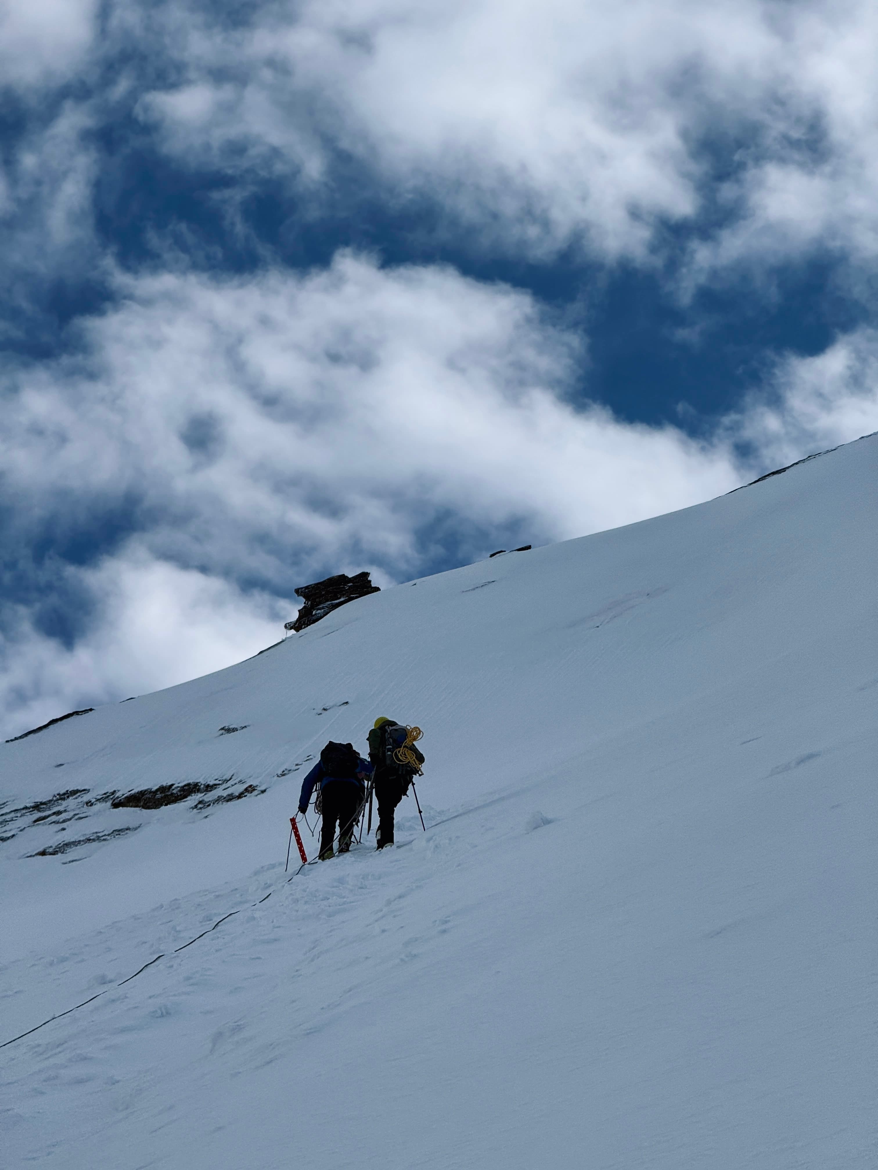 Steep Alpine Ascent