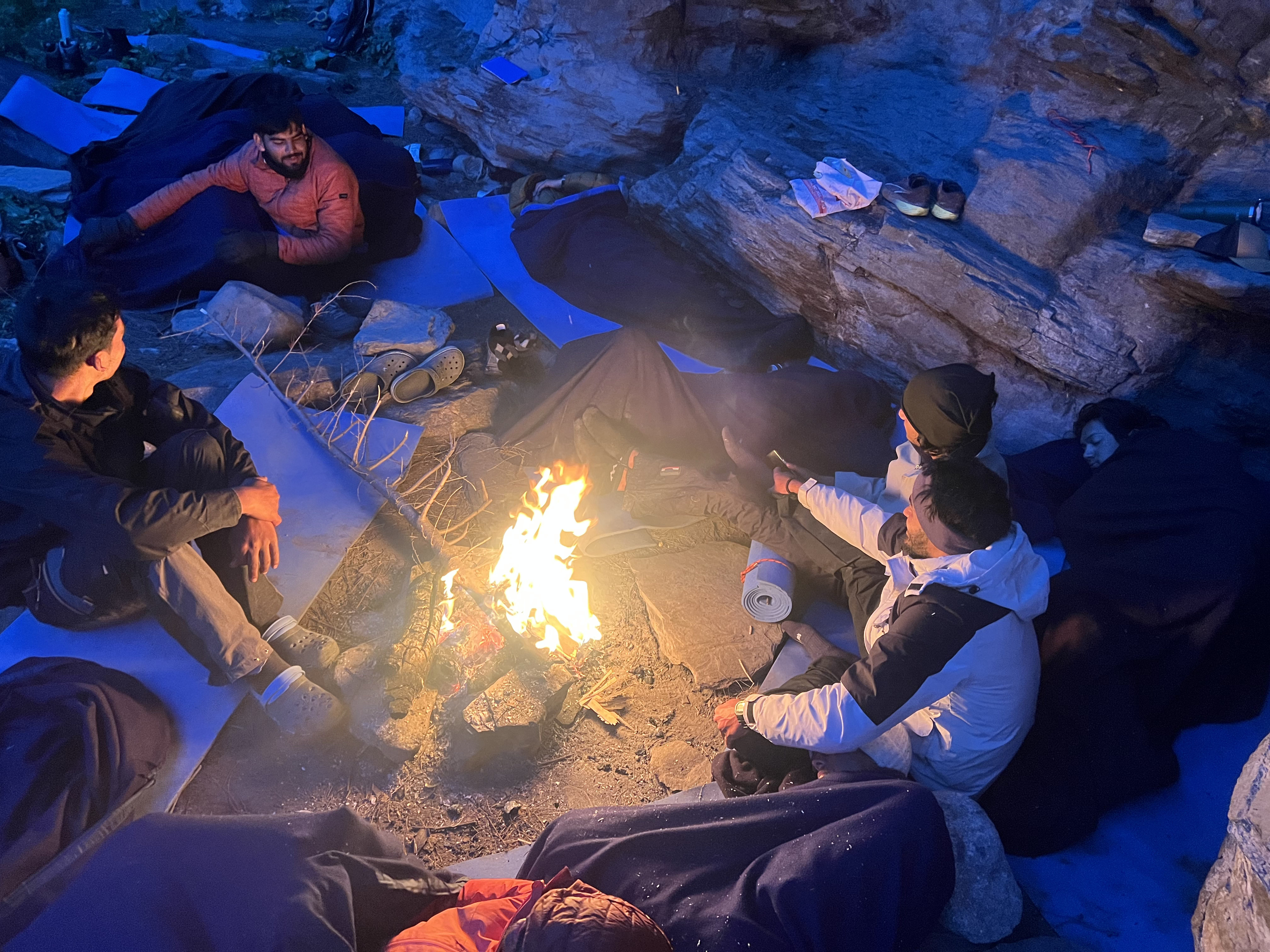 Campfire at Night